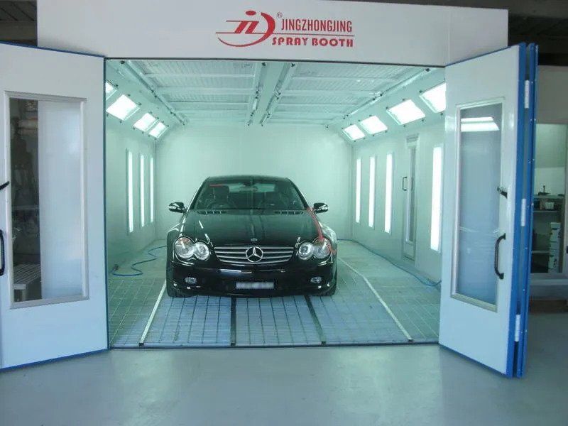 Car In Spray Booth