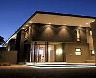 House with lights — Electrical projects gallery in Coffs Harbour