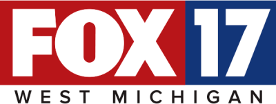 Fox 17 west michigan logo on a white background