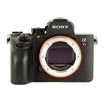 A sony camera is shown on a white background