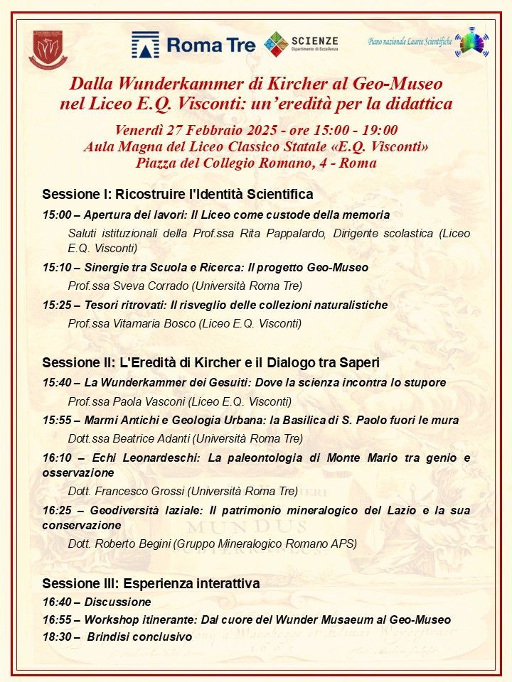 Convegno aggiornamento docenti Liceo Visconti