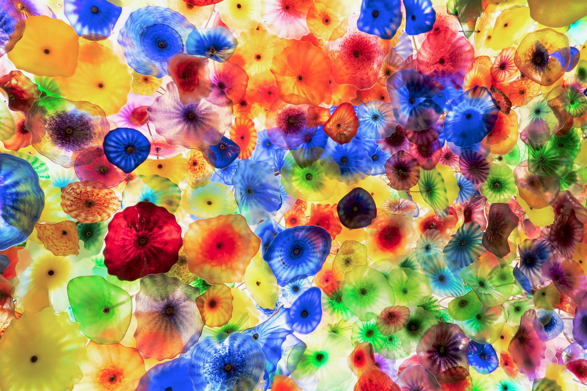 Chihuly Glass in the Bellagio Lobby