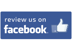 A blue button that says review us on facebook