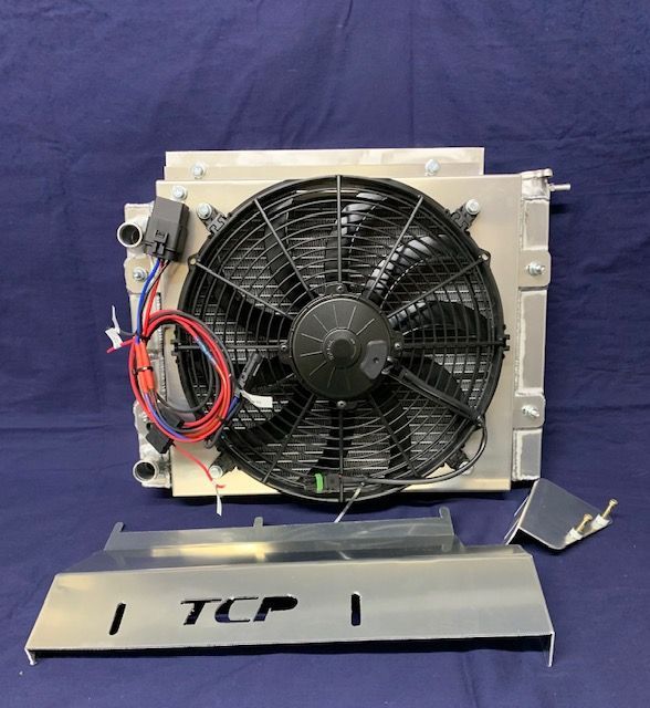 TCP Heavy Duty Polaris Ranger Radiator and Fan Kit with  Cover Plate