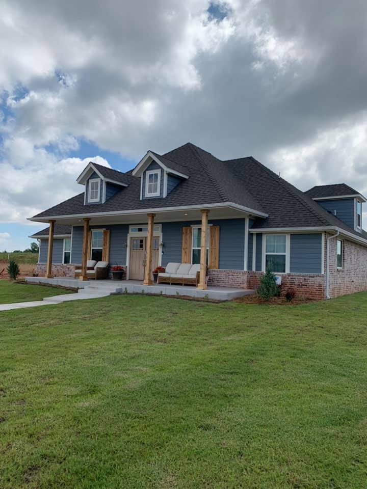 Huge House — Oklahoma City, OK — A-Plus Seamless Guttering LLC