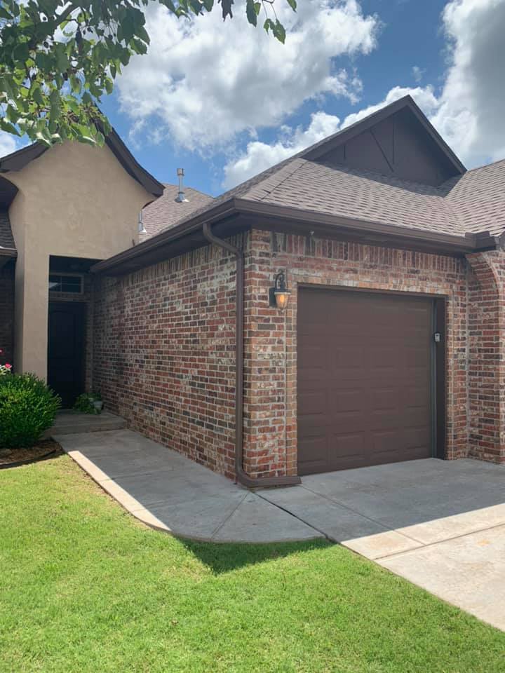 Simple Garage — Oklahoma City, OK — A-Plus Seamless Guttering LLC