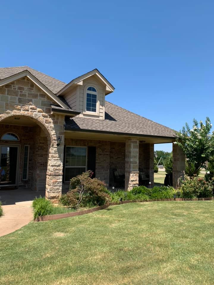 Front Yard — Oklahoma City, OK — A-Plus Seamless Guttering LLC