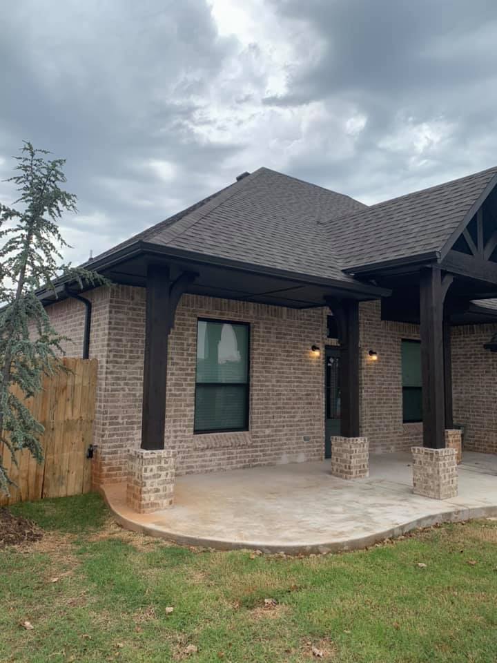 Gorgeous Modern House — Oklahoma City, OK — A-Plus Seamless Guttering LLC