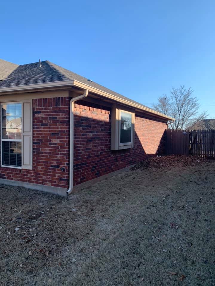 Sideview Of The House — Oklahoma City, OK — A-Plus Seamless Guttering LLC