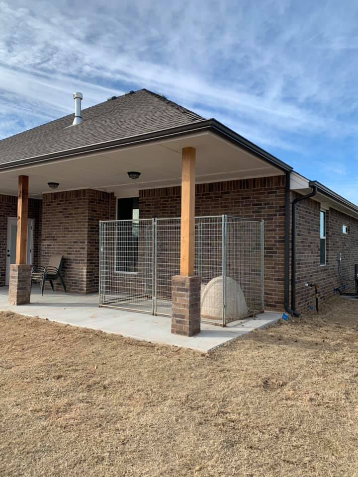 Simple Gutter Of House — Oklahoma City, OK — A-Plus Seamless Guttering LLC