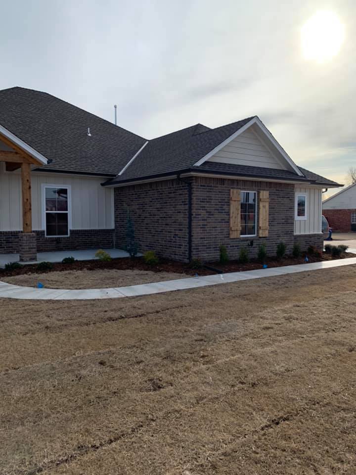 Modern House — Oklahoma City, OK — A-Plus Seamless Guttering LLC