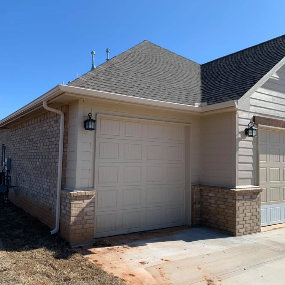 Simple Side House — Oklahoma City, OK — A-Plus Seamless Guttering LLC
