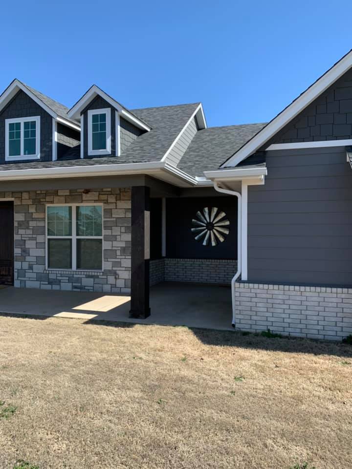 Beautiful House — Oklahoma City, OK — A-Plus Seamless Guttering LLC