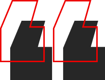 Two black, stylized number 4s with red outlined shapes overlaid on top. | Rick's Automotive