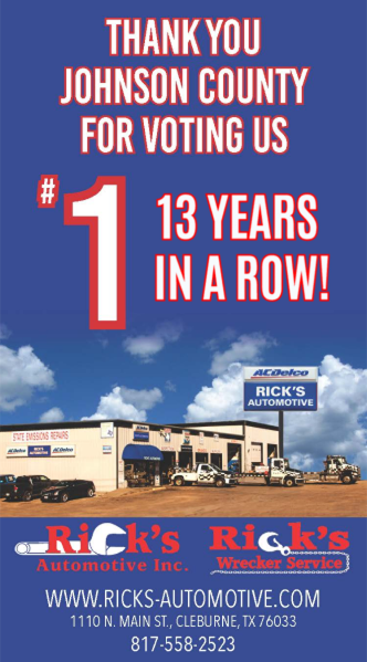 Advertisement for Rick's Automotive, Inc.