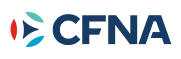 Logo of CFNA, a combination of colorful shapes and navy blue text. | Rick's Automotive