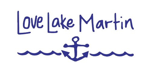 A dark blue logo reading 