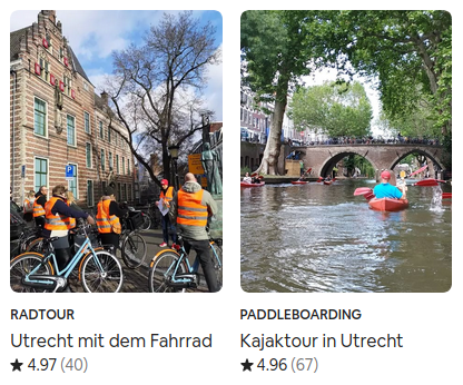 Bewertung Utours Airbnb