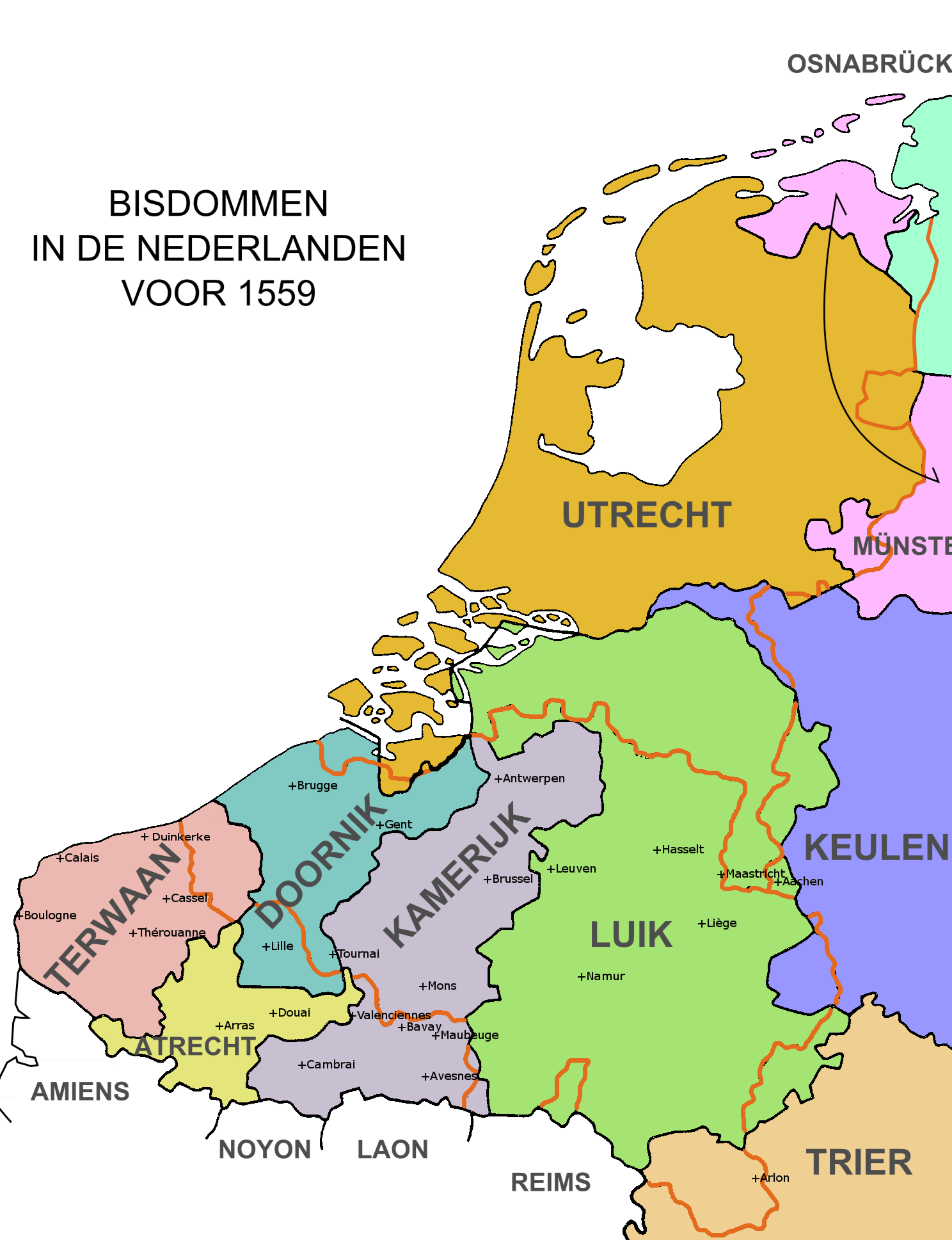 Bisdom Utrecht in Nederland