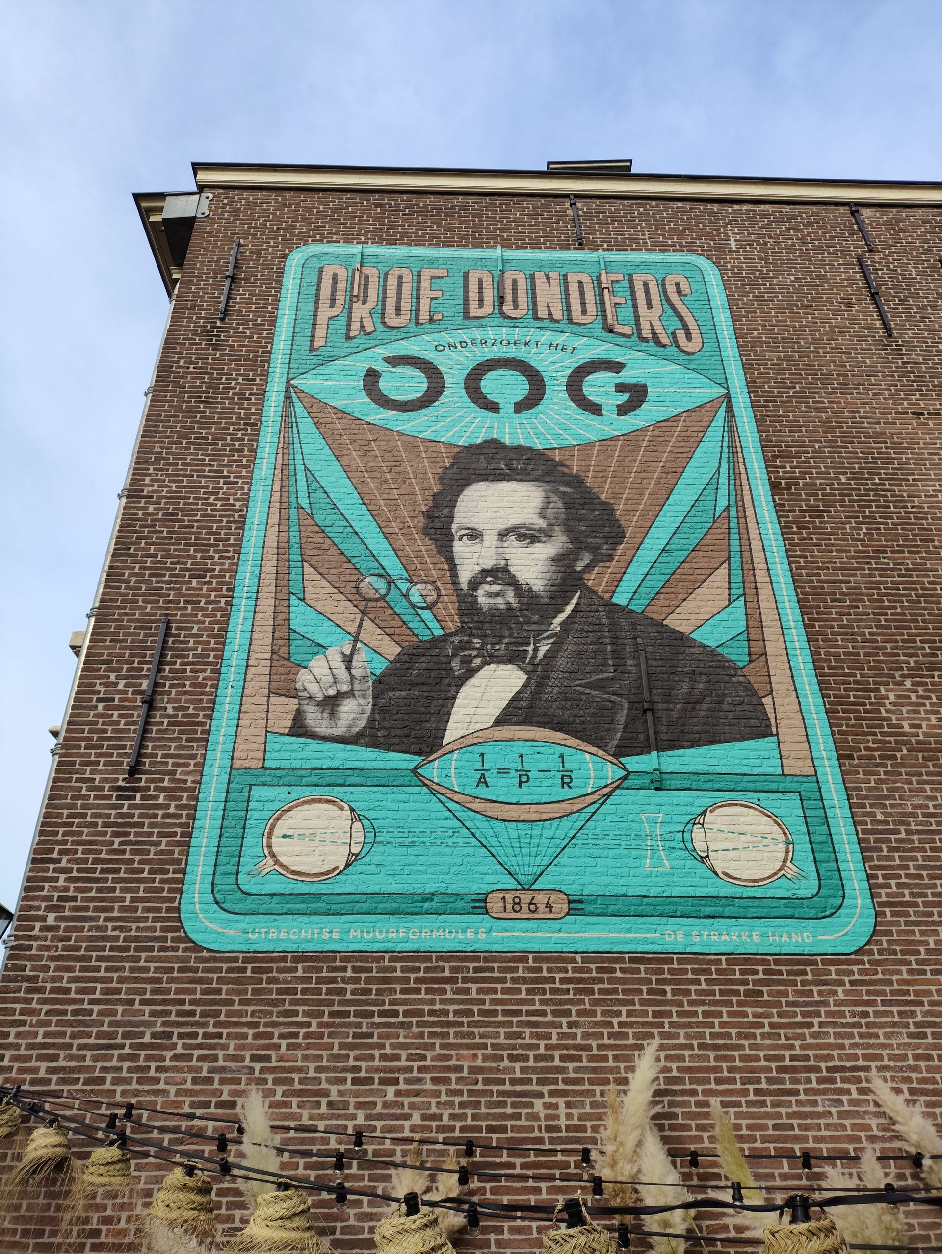 Muurkunst Universiteit Utrecht Donders
