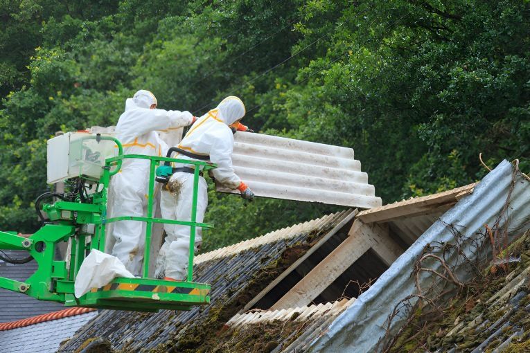Two Men are Working on a Roof — Goat Collective in Gold Coast, QLD