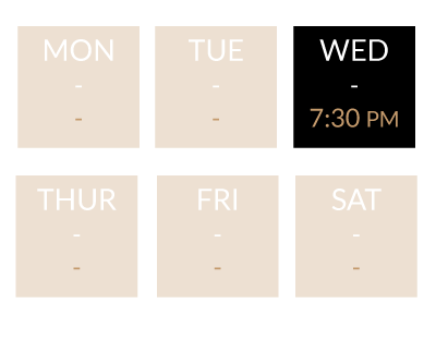 Class dates at Revolve Fitness