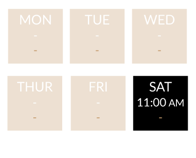 Class dates at Revolve Fitness