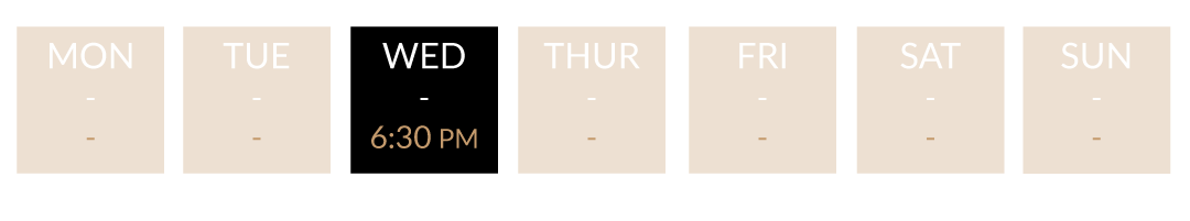 Class dates at Revolve Fitness