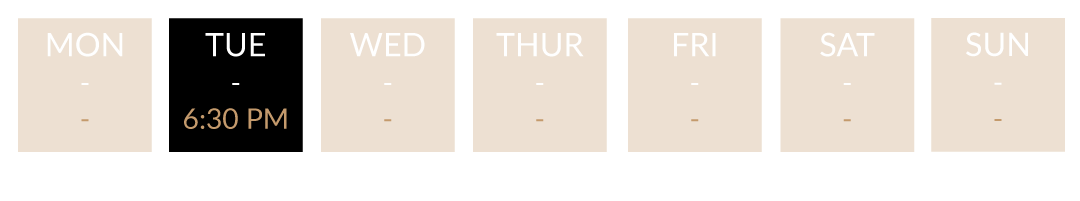 Class dates at Revolve Fitness