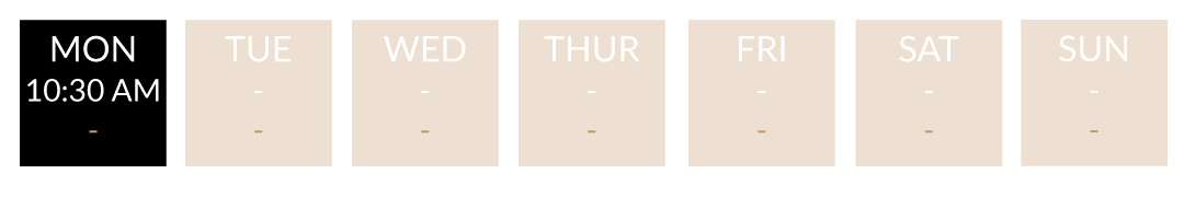 Class dates at Revolve Fitness