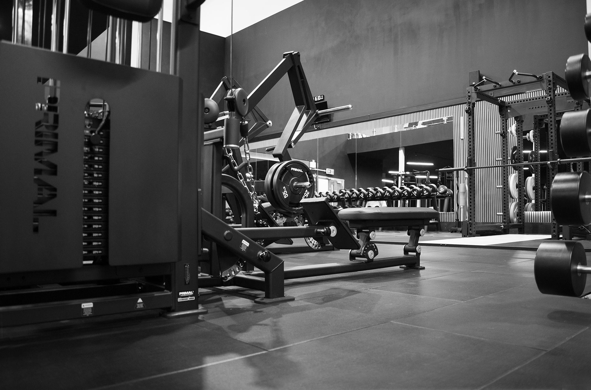 Weights machines at Revolve Fitness & Training in Holmes Chapel
