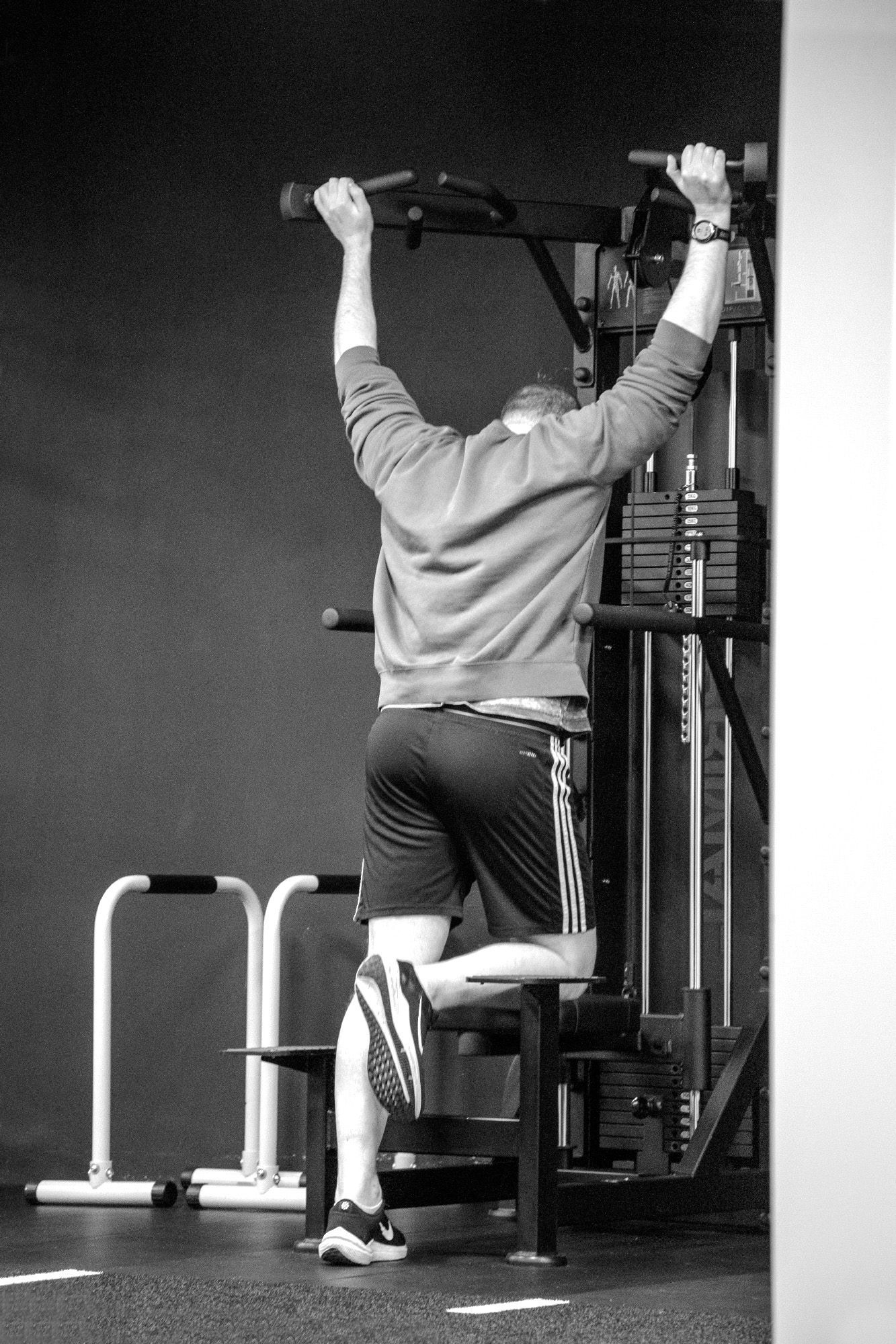 Pull ups at Revolve Fitness, Holmes Chapel

