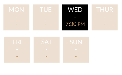 Class dates at Revolve Fitness