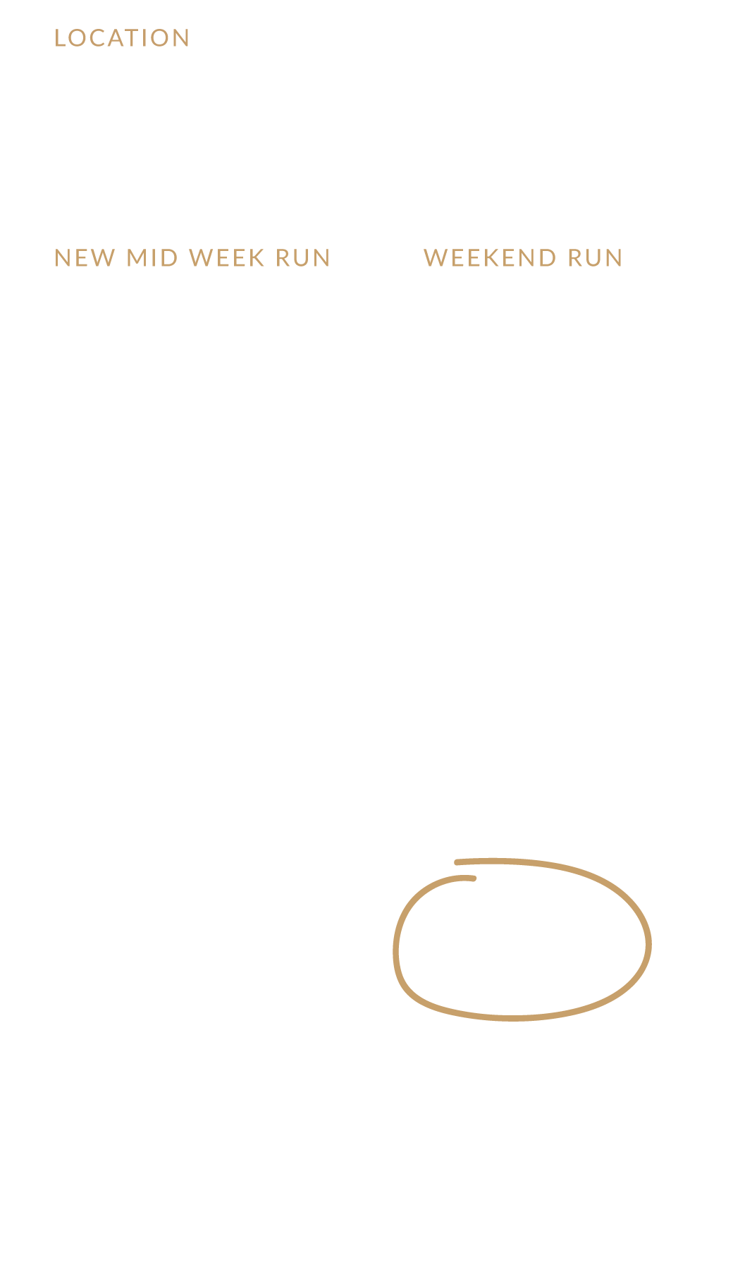 Running Club diary at Revolve Fitness, Holmes Chapel