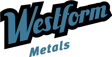 Westform Metals logo in black and blue text on a white background