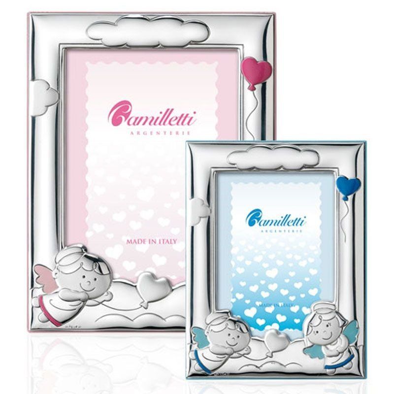 cornici in argento per foto di neonati