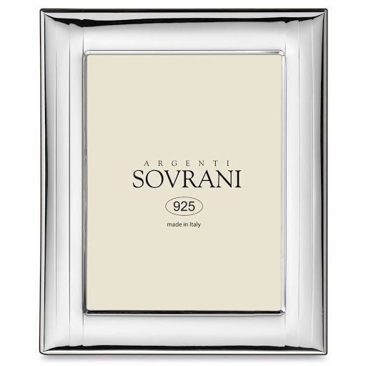 cornice in argento semplice