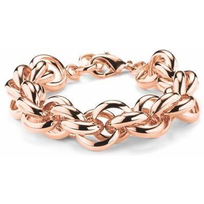 bracciale intrecciato in oro rosa