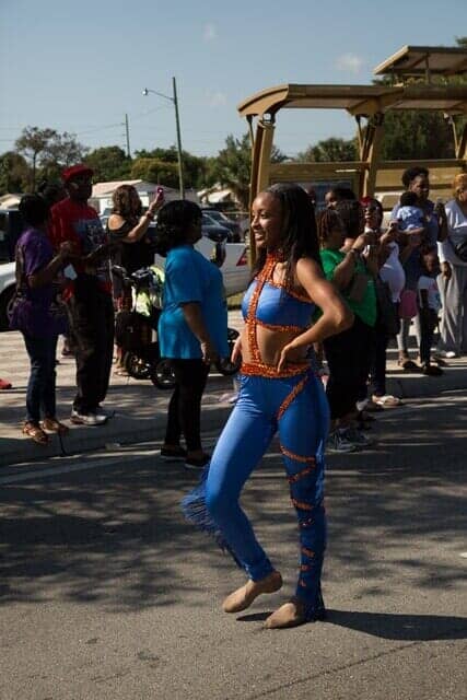 Woman in blue — Festival in Fort Lauderdale, FL
