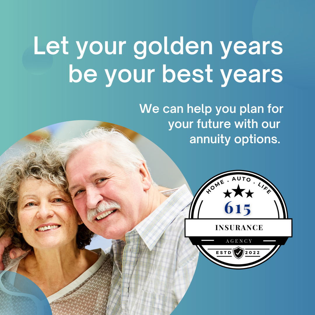 an advertisement for annuities.