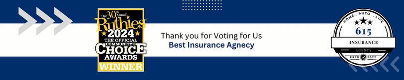 2024 Ruthies Community's Choice Award Winner for Best Local Insurance Agency in Murfreesboro and Rutherford County.