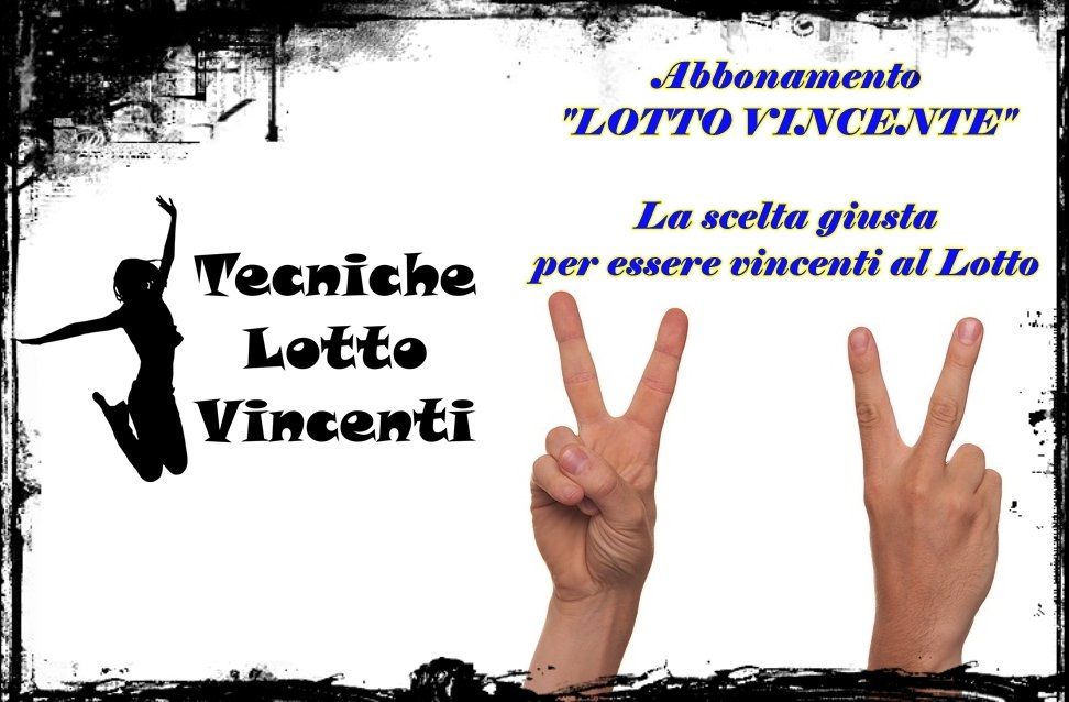 tecniche lotto vincenti abbonamento lotto vincente per essere sempre vincenti al gioco del lotto con ambetto vincente, ambo vincente, terno vincente, quaterna vincente, cinquina vincente, previsioni e pronostici per il lotto vincenti