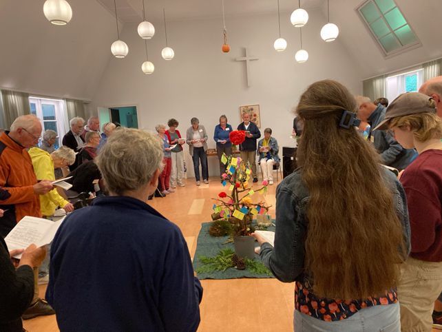 Viering tijdens Iona weekend