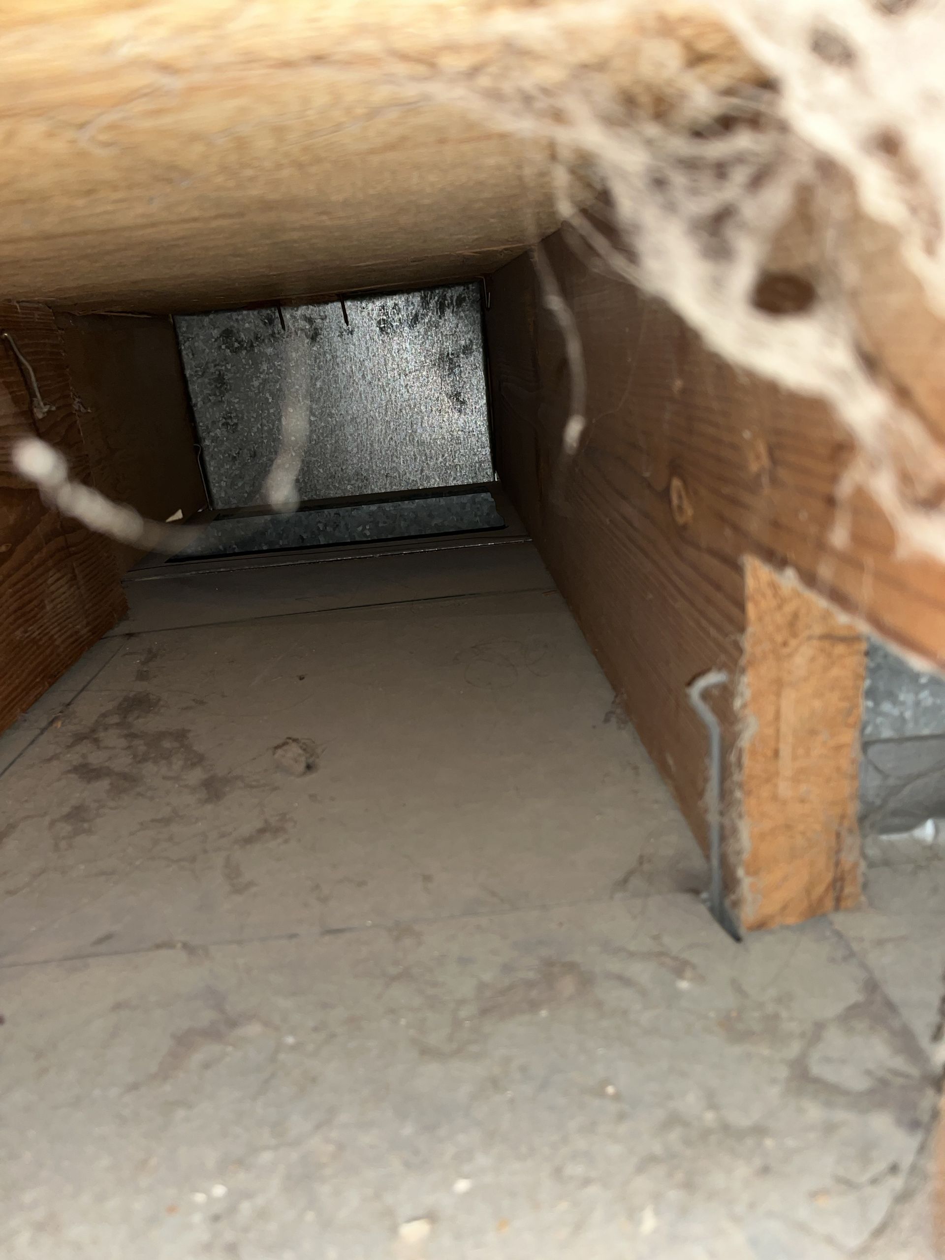 Before Duct Correction - Bloomington, FL - Schupbach Hvac and Electrical LLC