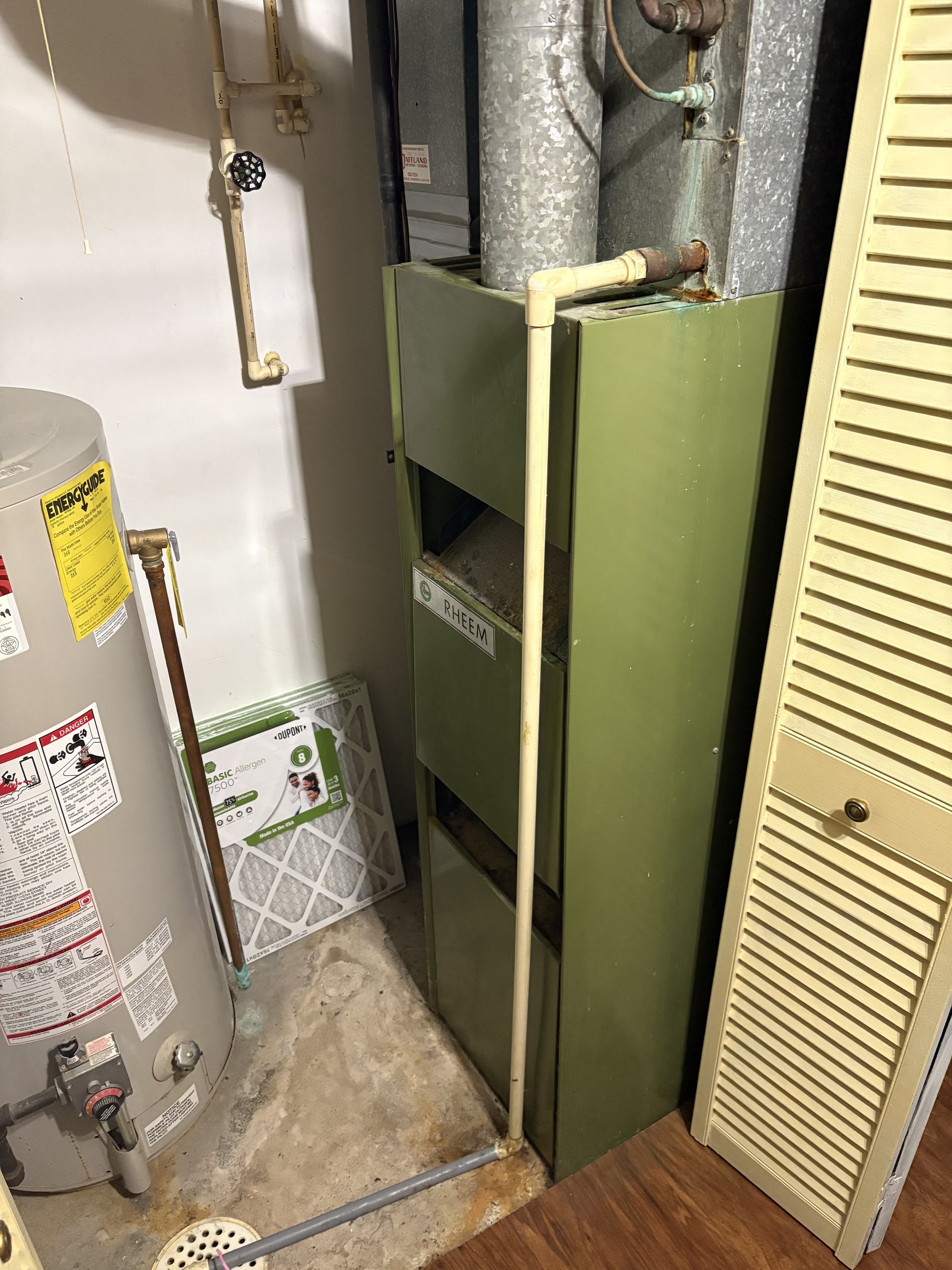 Before Duct Correction - Bloomington, FL - Schupbach Hvac and Electrical LLC