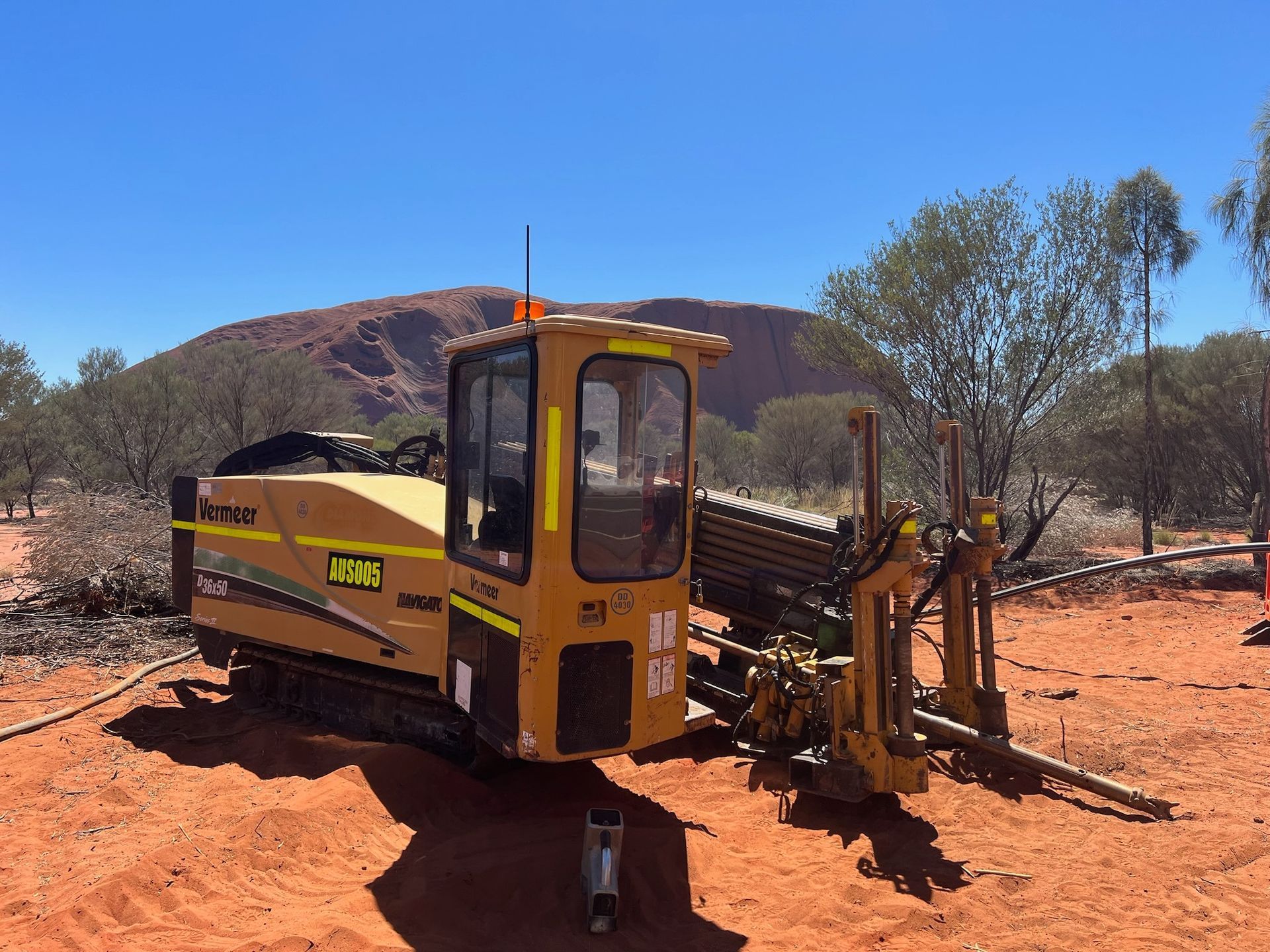 Directional Drilling Machine On The Field
