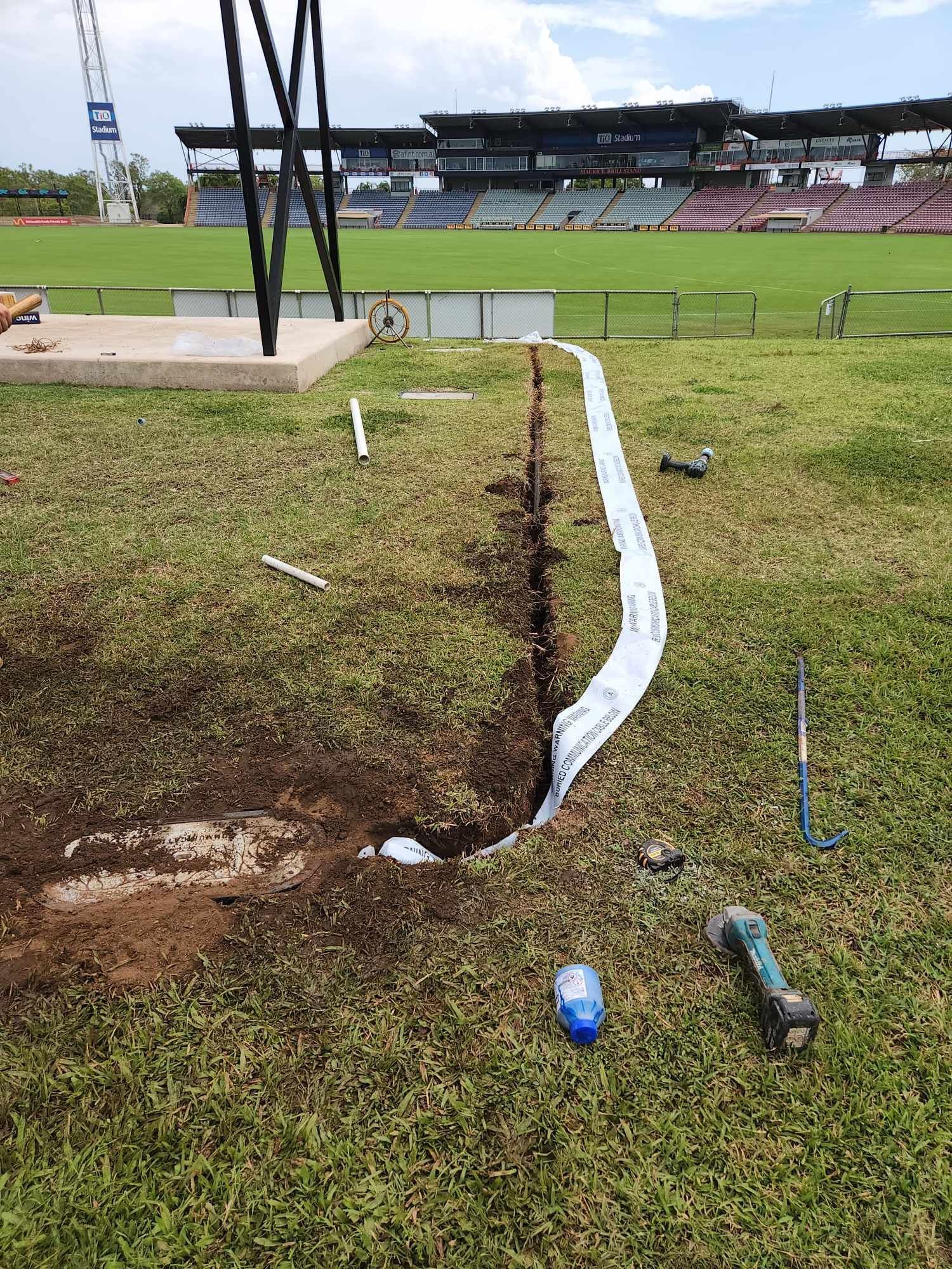 Excavator for Directional Drilling — Austar Underground Services in Girraween, NT