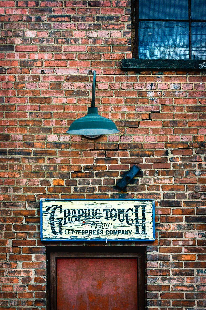 Graphic Touch Alley Entrance