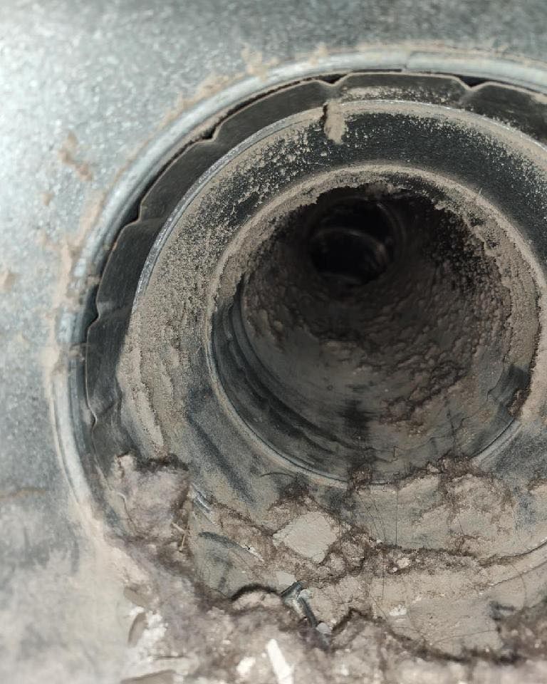 a dirty dryer vent