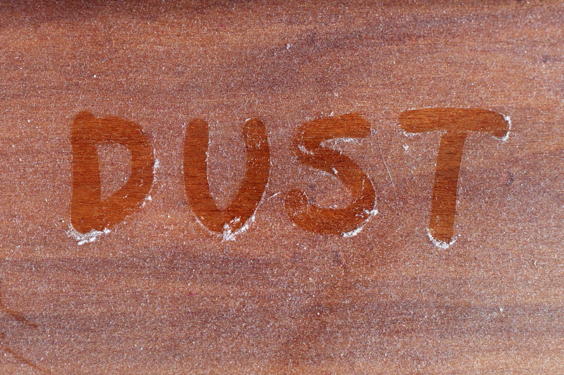 dusty surface